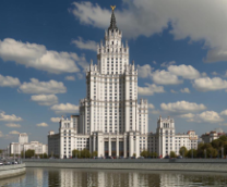 Старая сталинка на Котельнической набережной